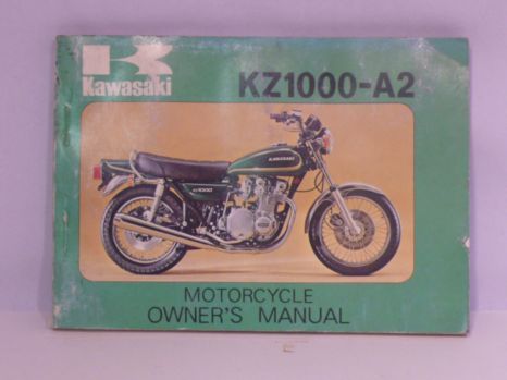 OWNERS MANUAL KZ1000-A2
